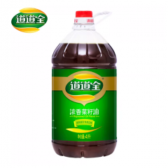 道道全浓香菜籽油4L非转基因物理压榨食用油